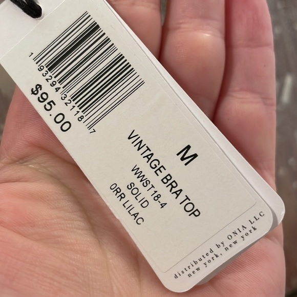 🌸 💜 We Wore What vintage lilac bra top or swim top💜🌸 - Picture 5 of 8